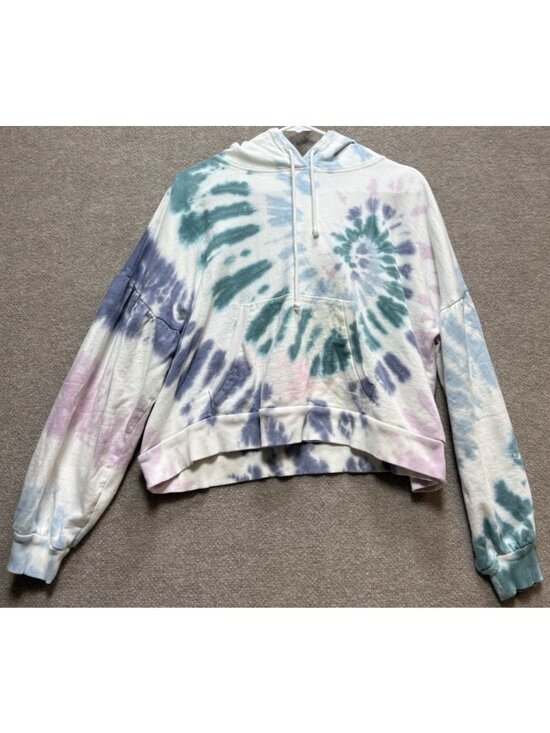 Lucky Brand Tops - Lucky Brand Hoodie Women's Medium Colorful Hippie Pullover Fleece Pocket GUC